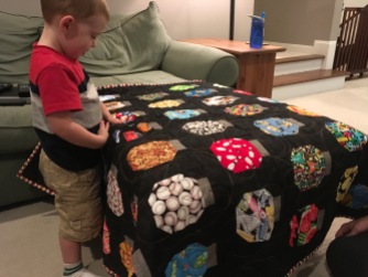 Jacob and his quilt
